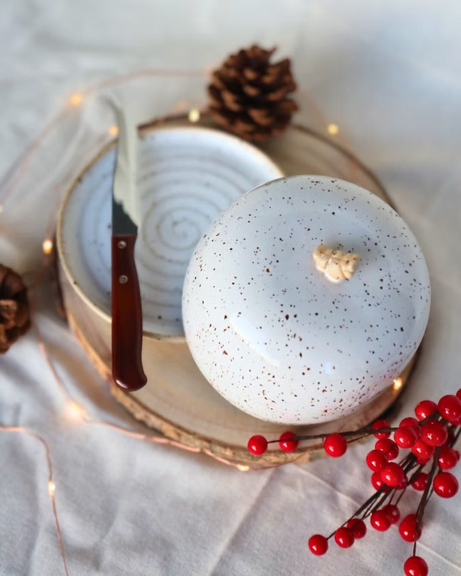 Botervlootje Keramiek Croissant Wit