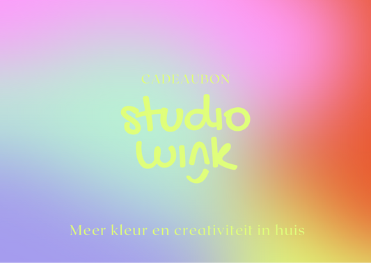 Cadeaubon voor kleurrijke decoratie ๐