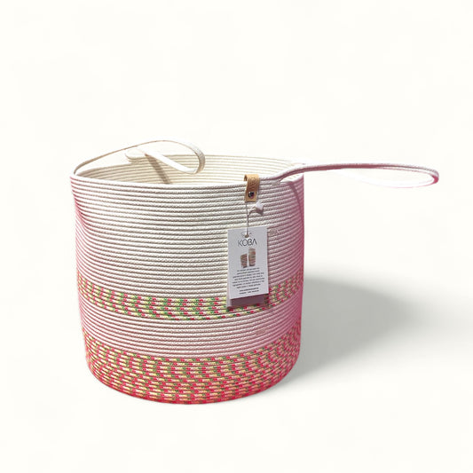 Mand Groot Gewoven Katoen Fluo Dots