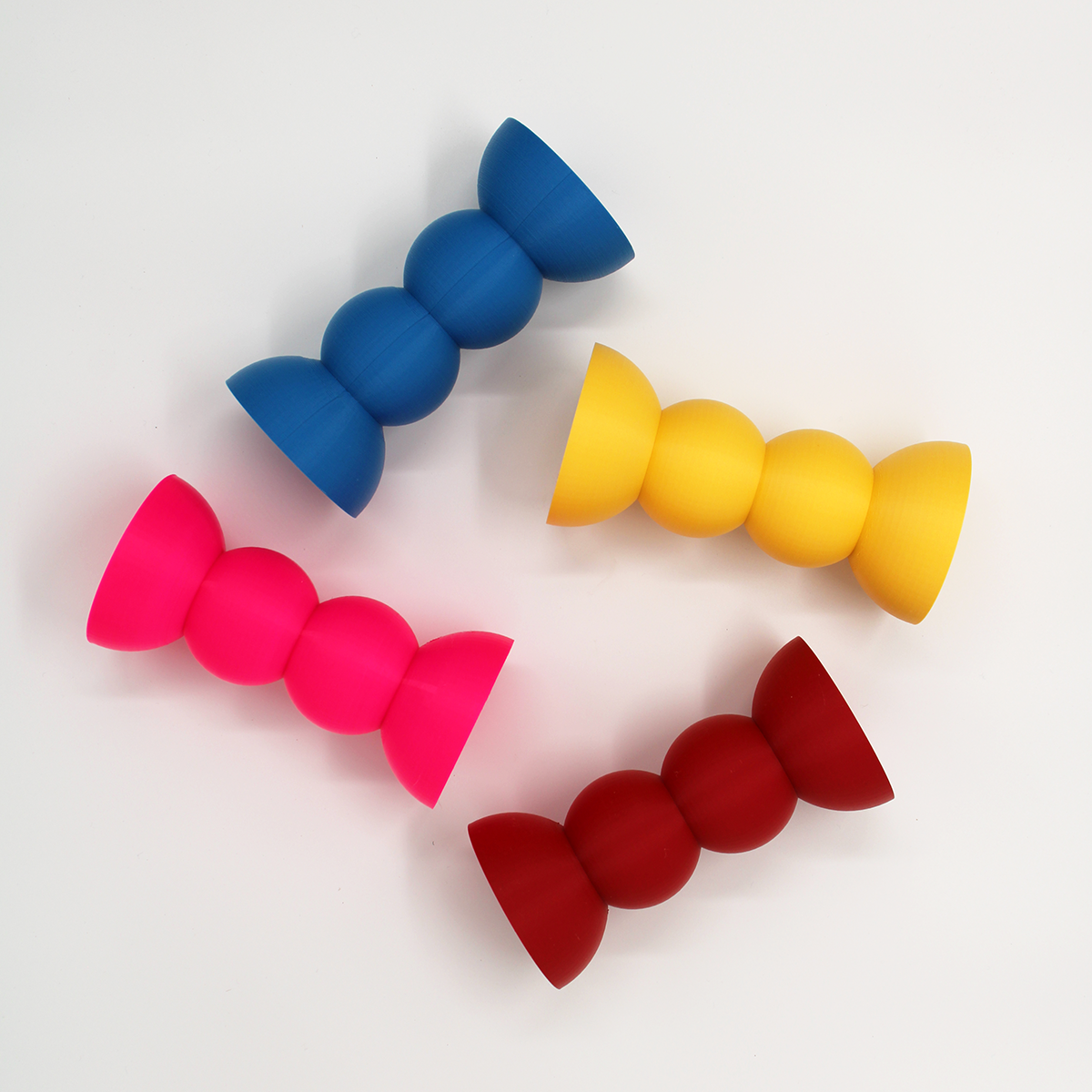 Kandelaar XL Bollen 3D Geel