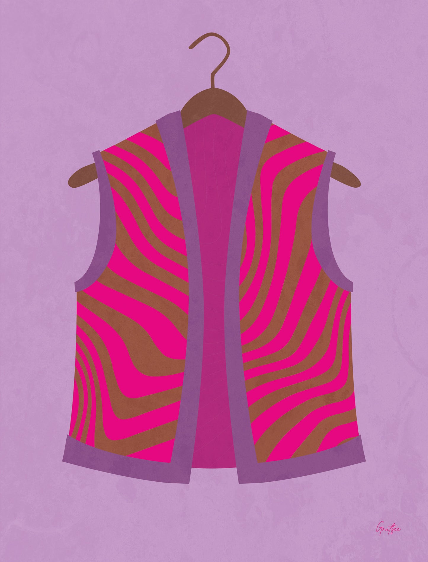 Poster op Canvas Gilet