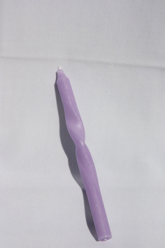 Kaars Twist Pastel Paars/Lila