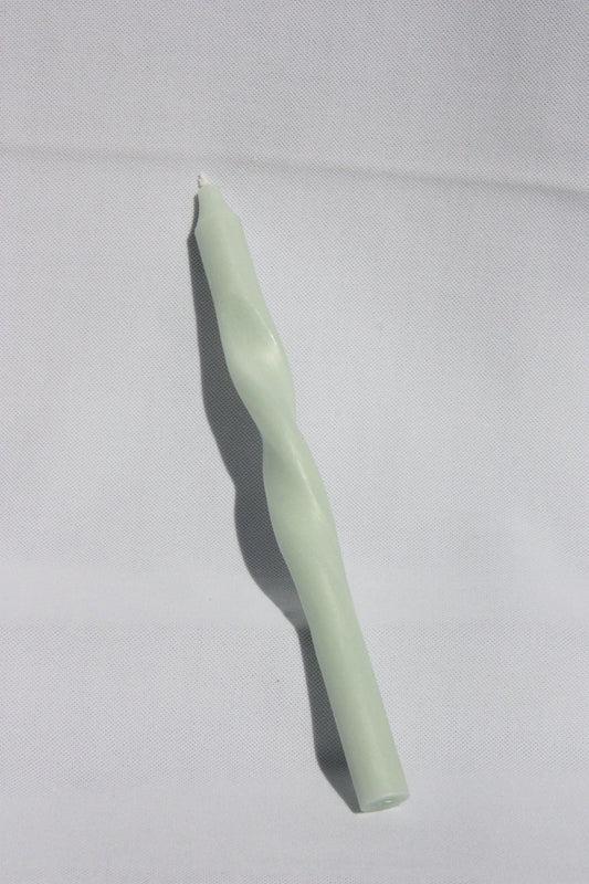 Kaars Twist Pastel Muntgroen