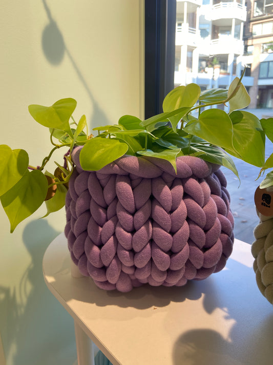 Gehaakt bloempotje Planter Mr. Big