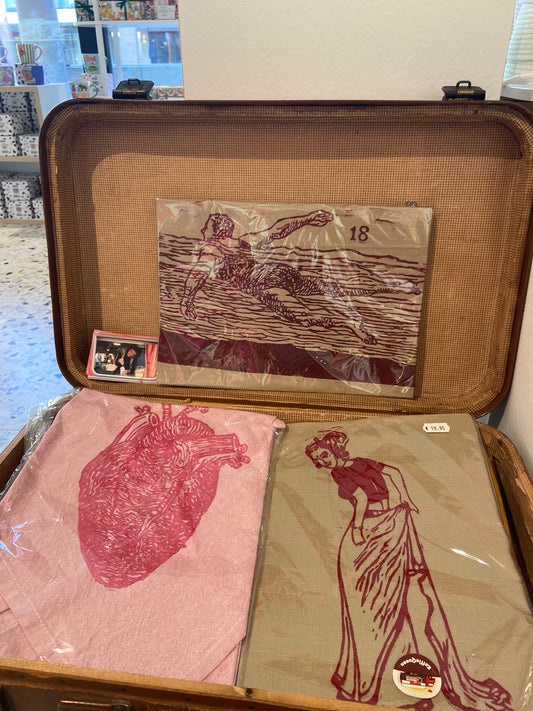 Handdoek Linostamp KoffieQueen