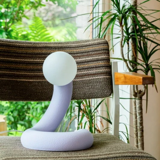 Tafellamp Design, Big Boa, Lila, PRE-ORDER