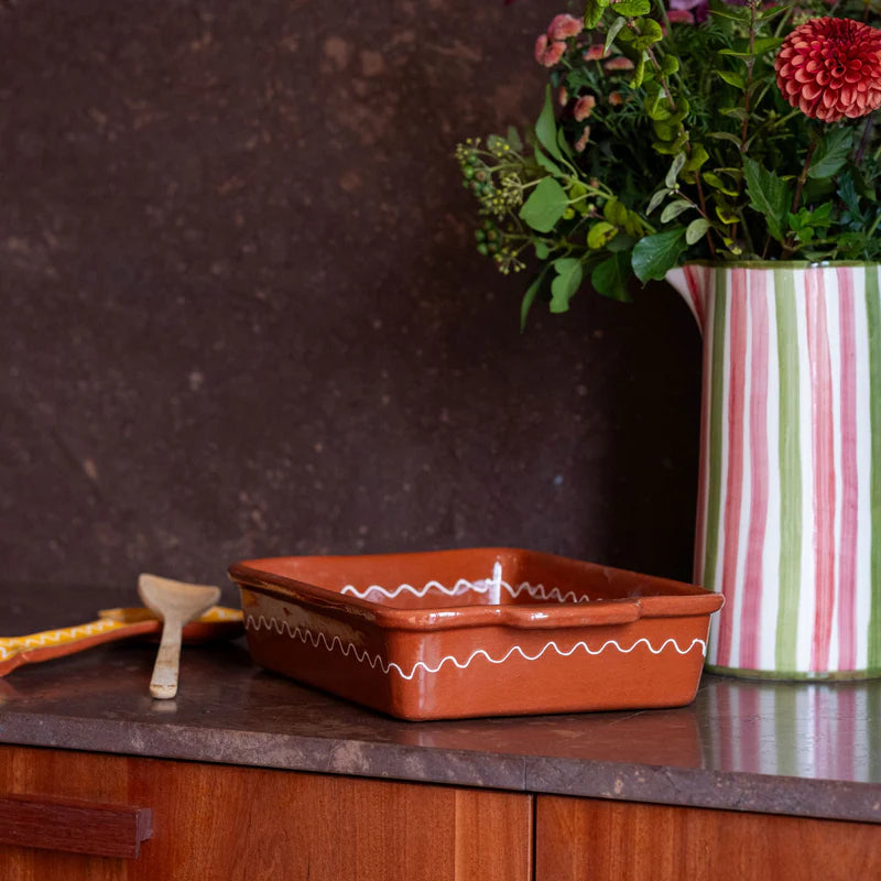 Waterkan Groot 27 cm Dakota Rood Groen