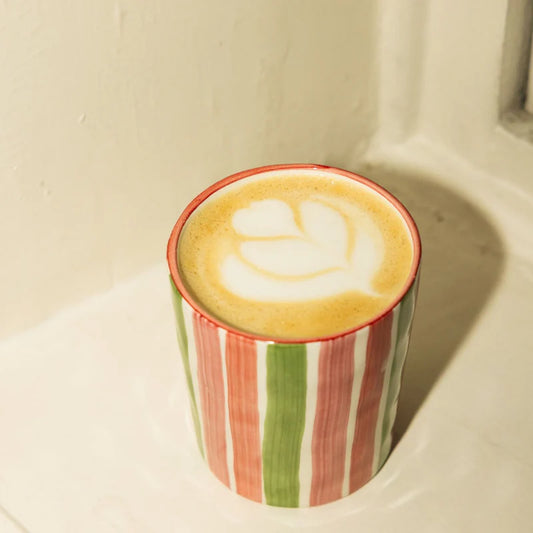Koffiekop Latte Cup Dakota Rood Groen