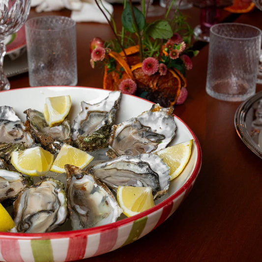 Saladekom Serving Dish 33 cm Dakota Rood Groen