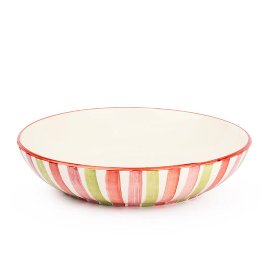 Saladekom Serving Dish 33 cm Dakota Rood Groen