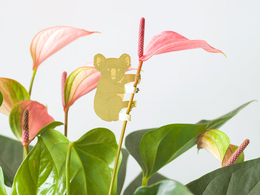 Pendentif Plante Koala Or (10g)