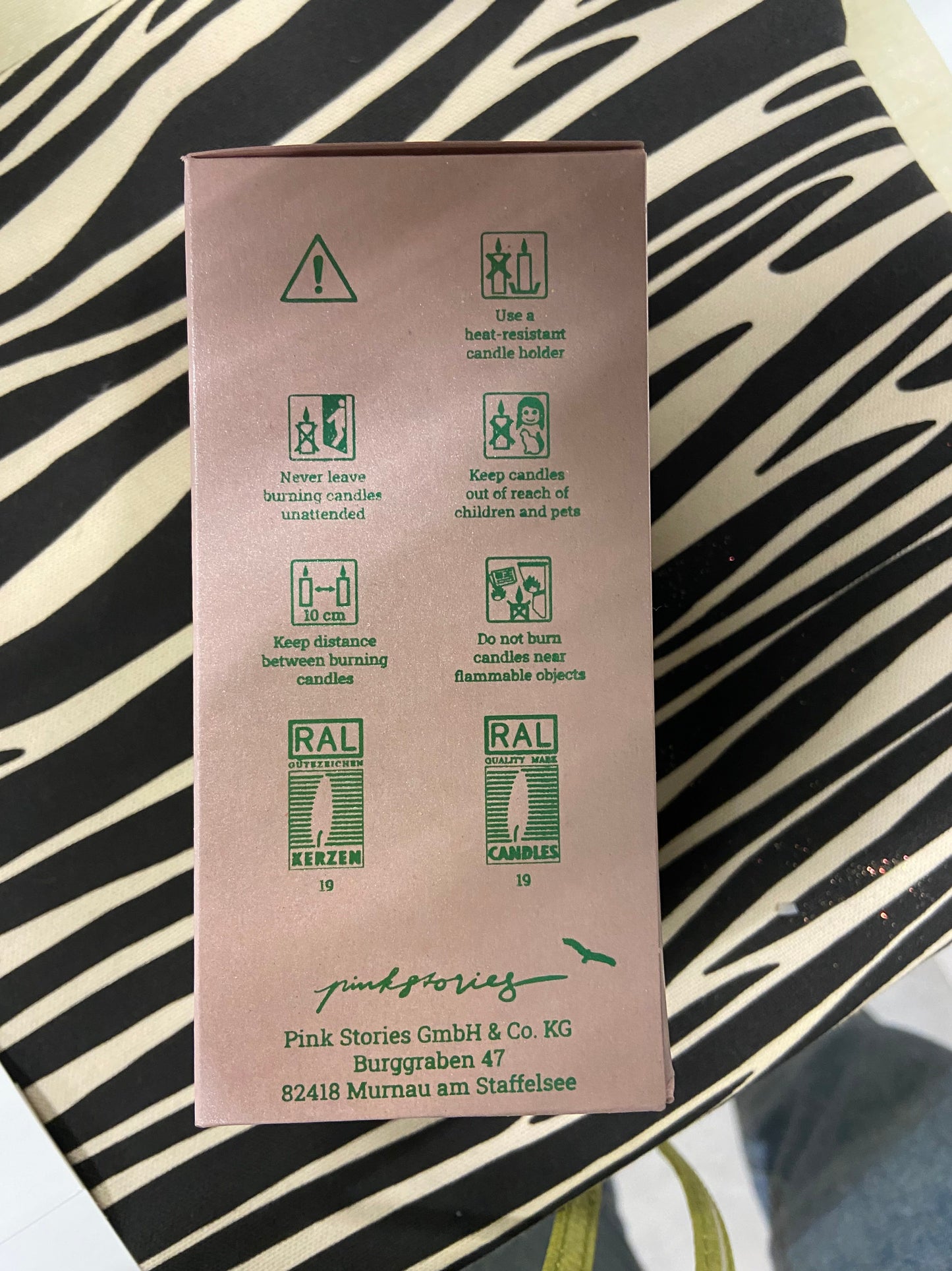 Kaars Kort Glitter Geel