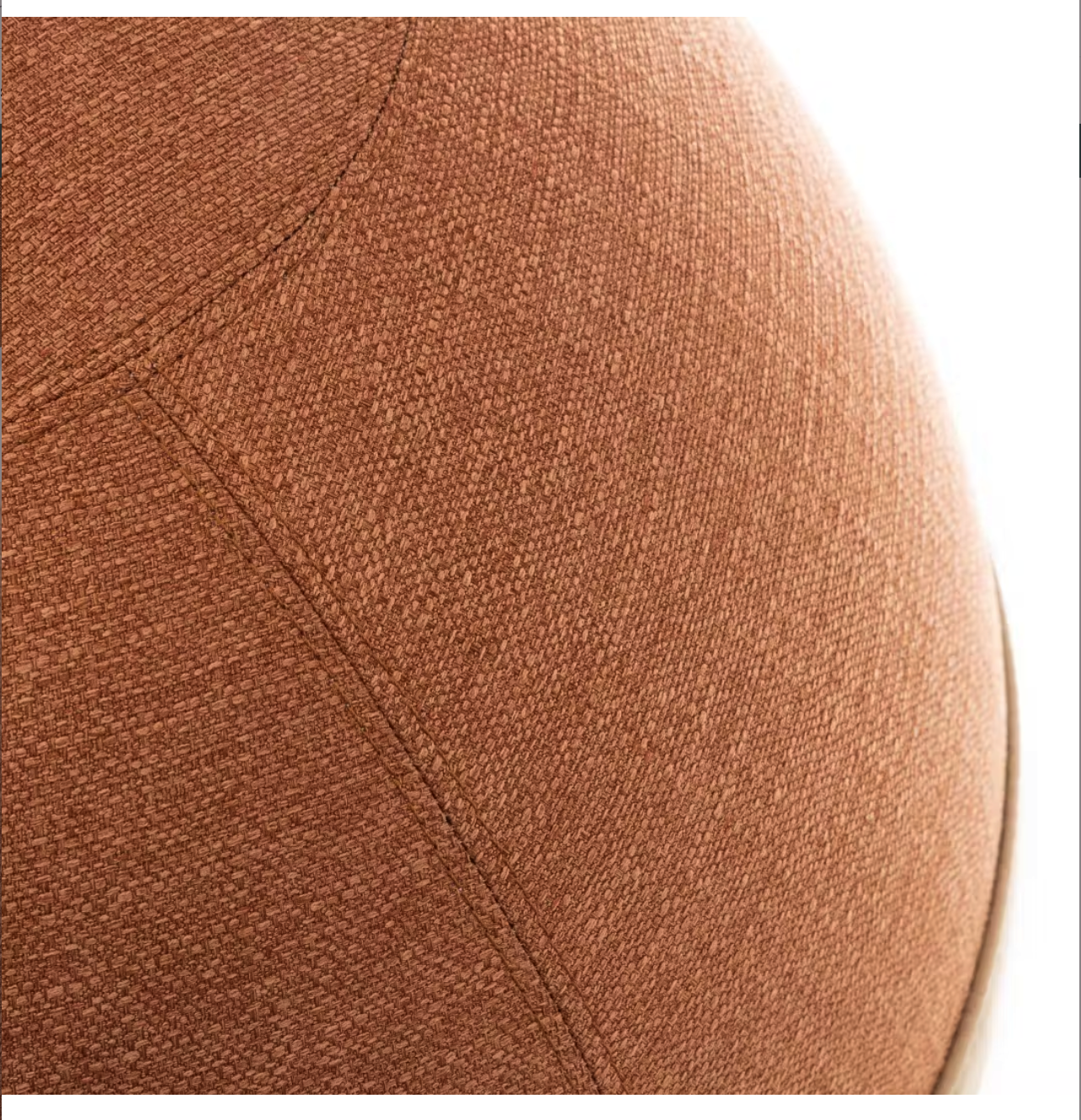 Ergonomic Sitting Ball Design Terracotta Regular