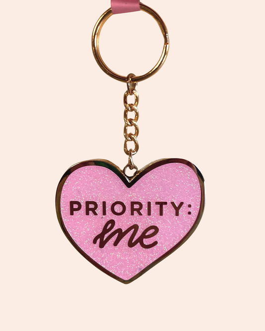 Sleutelhanger Priority Me Roze 💖