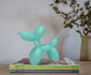 Design Balloon Dog Beeldje Hond Groen Pastel