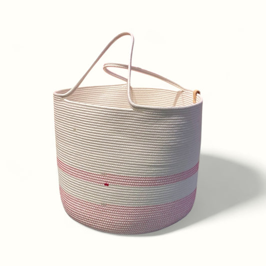 Mand Groot Gewoven Katoen Fuchsia