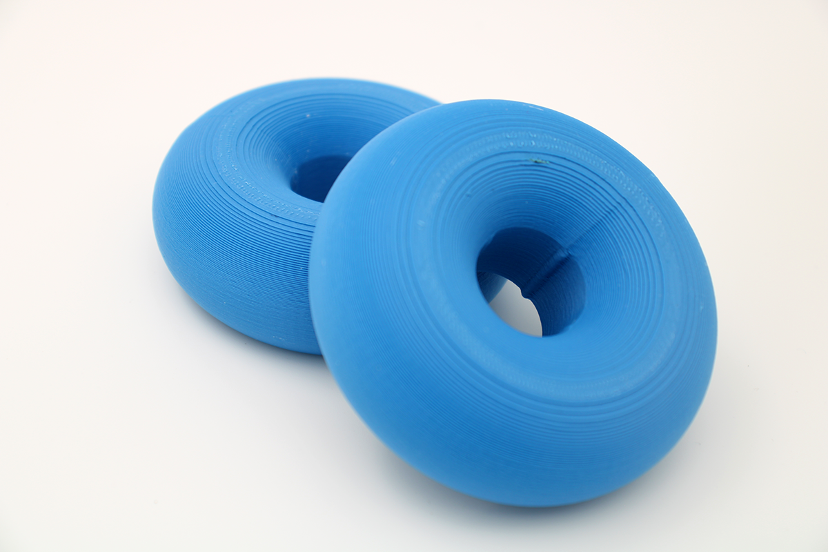 Kandelaar Donut 3D Blauw