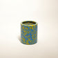 Design Bloempot, Blauw/Geel, Gerecycleerd Plastiek, Medium