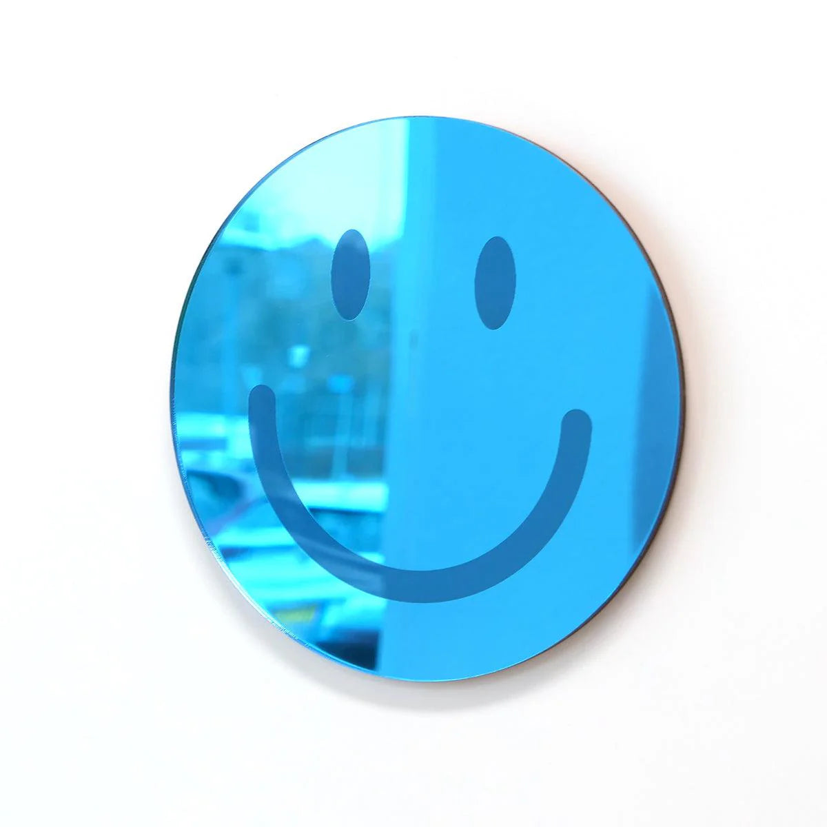 Spiegel Smiley Blauw