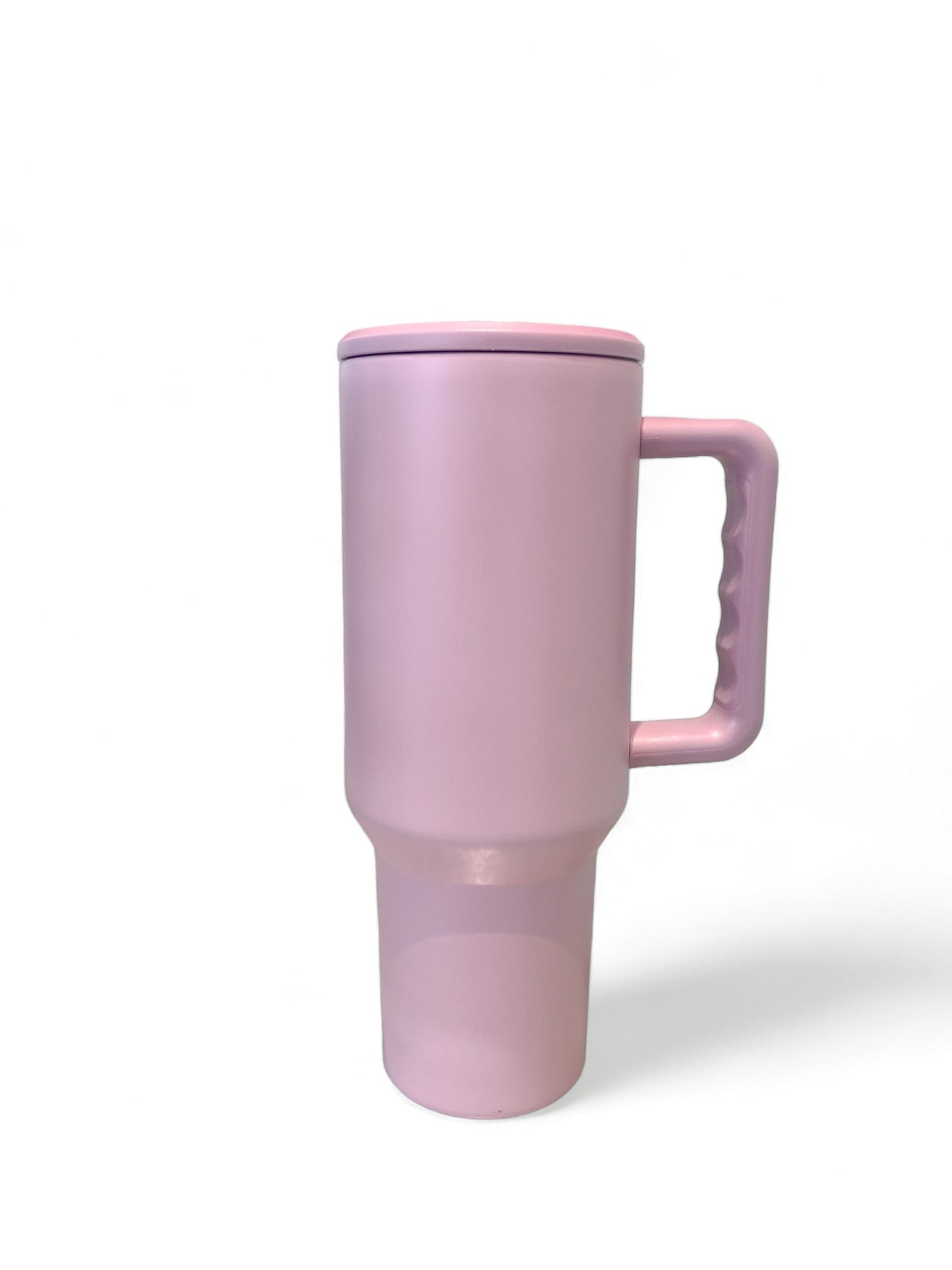 Drinkfles Thermos Hot/Cold met Handvat, Rietje & Borstel Pastel