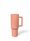 Drinkfles Thermos Hot/Cold met Handvat, Rietje & Borstel Pastel