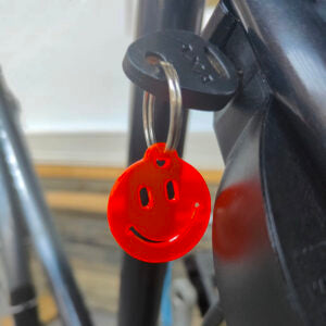 Sleutelhanger Smiley Kleur