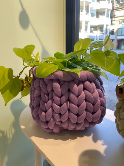 Gehaakt bloempotje Planter Mr. Big