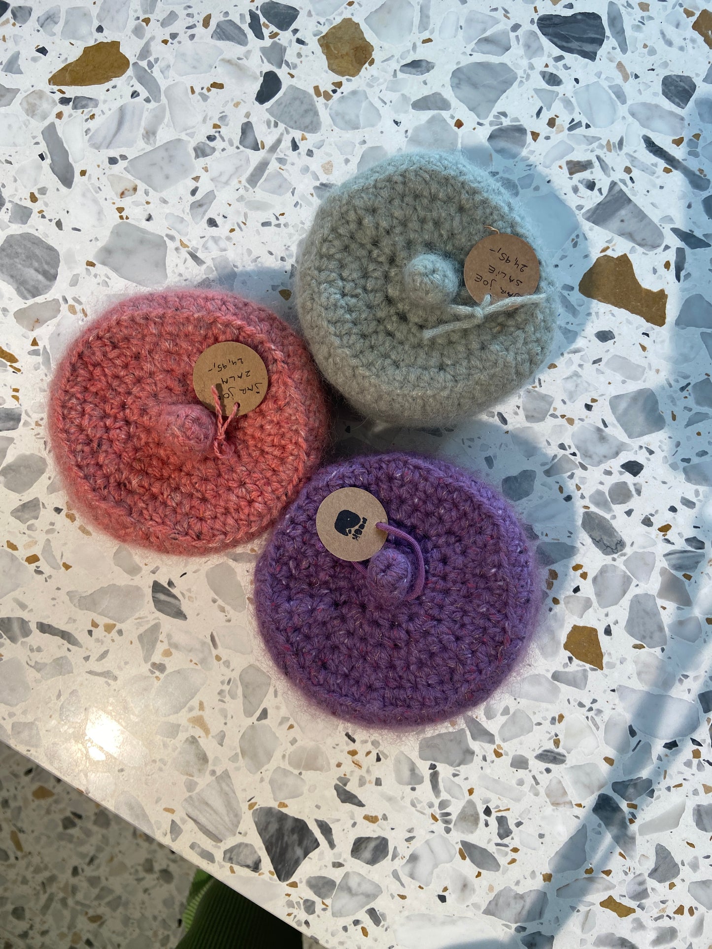 Potje 'Joe' met Deksel Gehaakt Wol