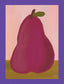 Poster op Canvas Pear