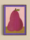 Poster op Canvas Pear