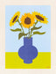 Poster op Canvas Sunflowers