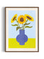 Poster op Canvas Sunflowers