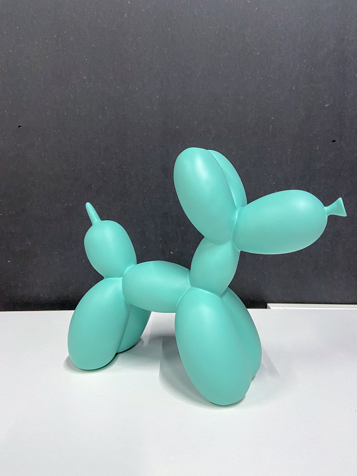 Design Balloon Dog Beeldje Hond Groen Pastel