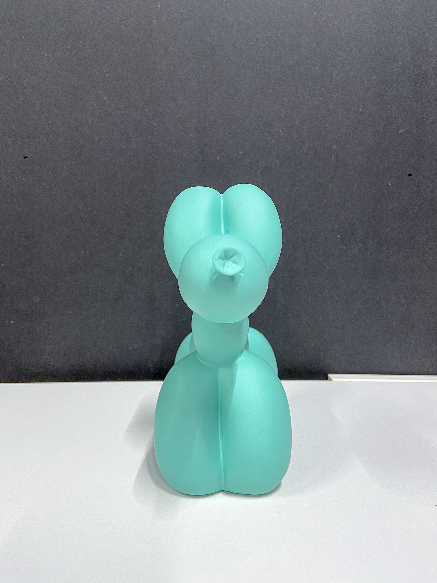 Design Balloon Dog Beeldje Hond Groen Pastel