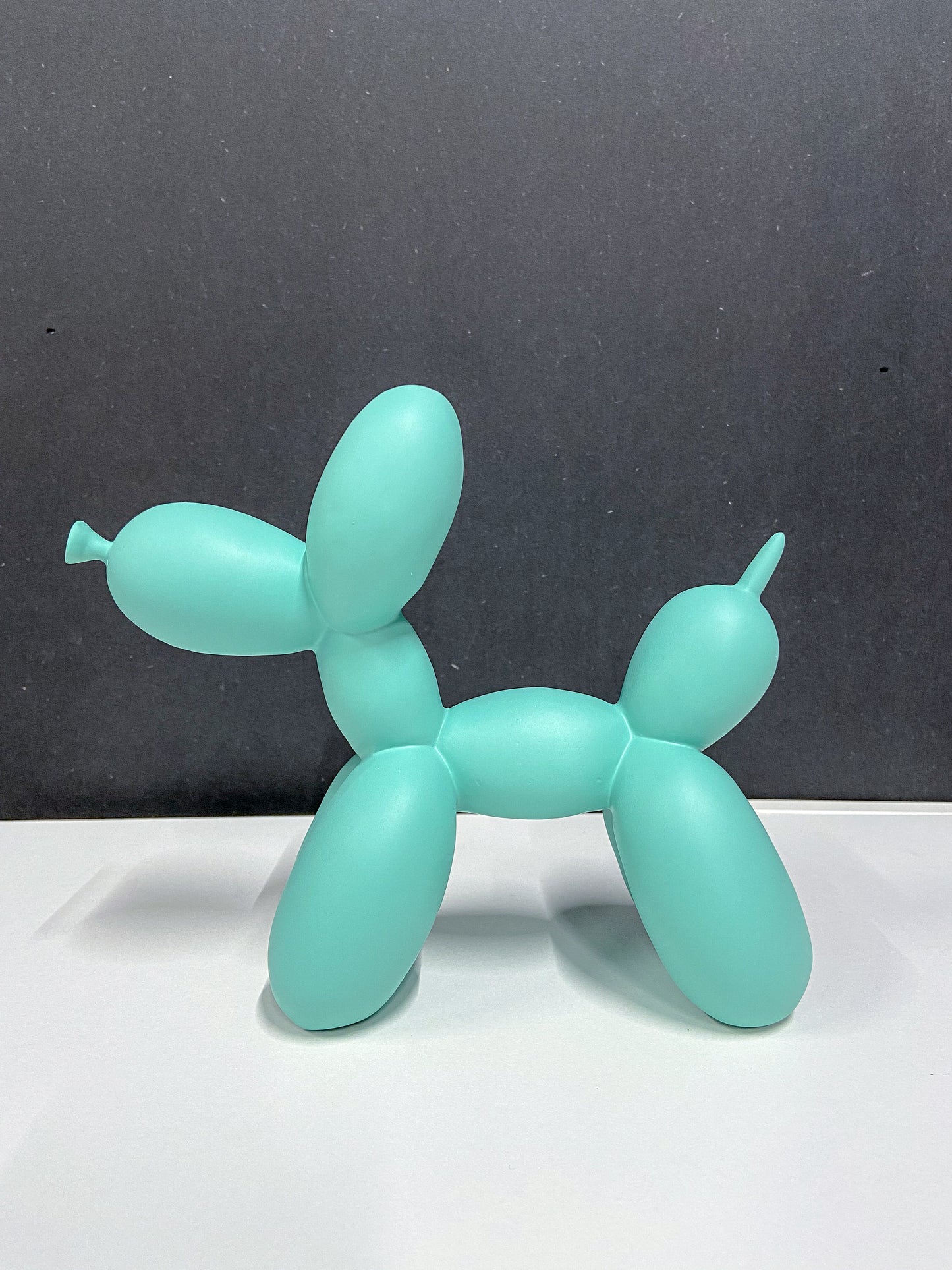 Design Balloon Dog Beeldje Hond Groen Pastel